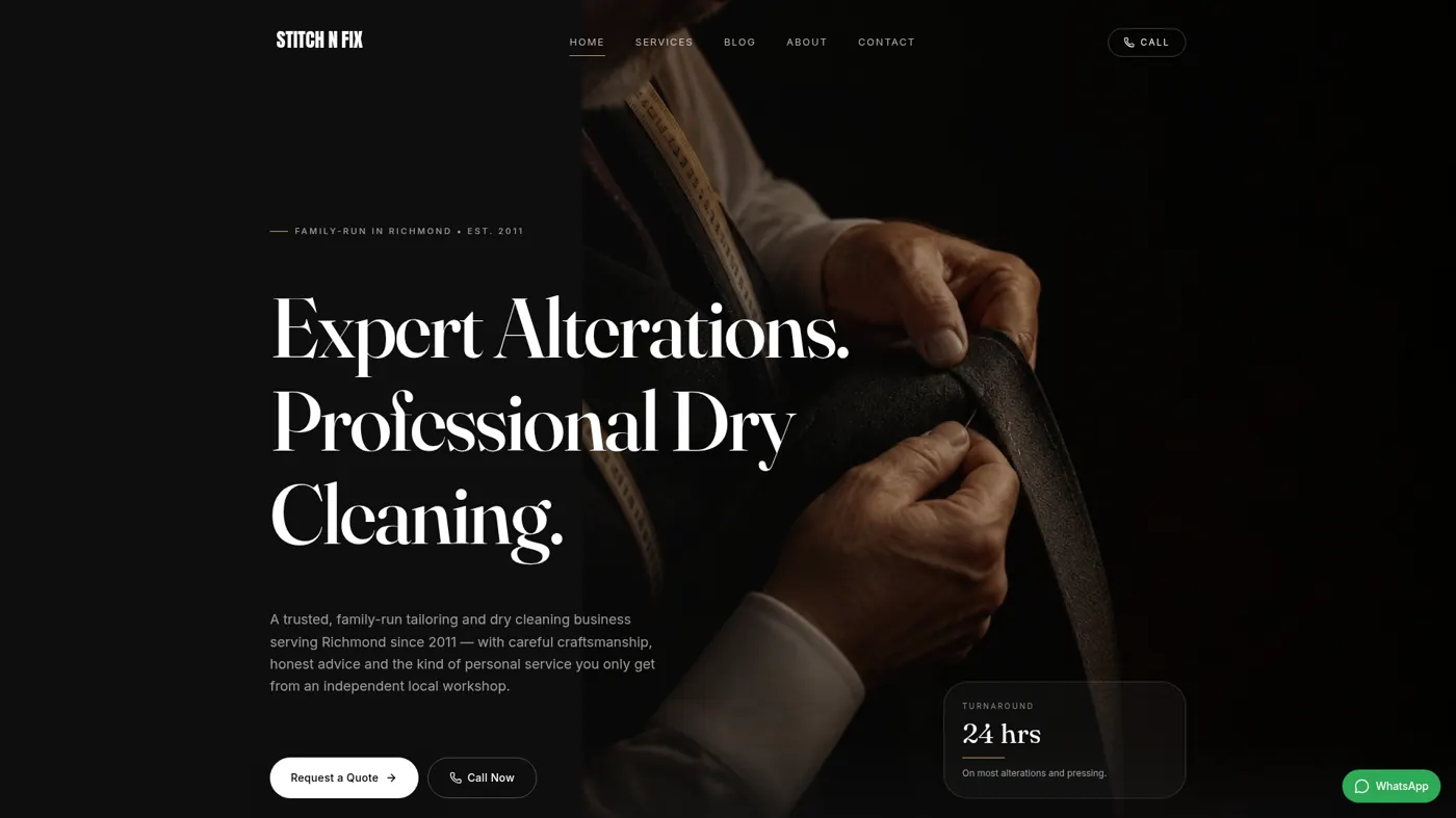 Stitch N Fix website by Jacopo Digital