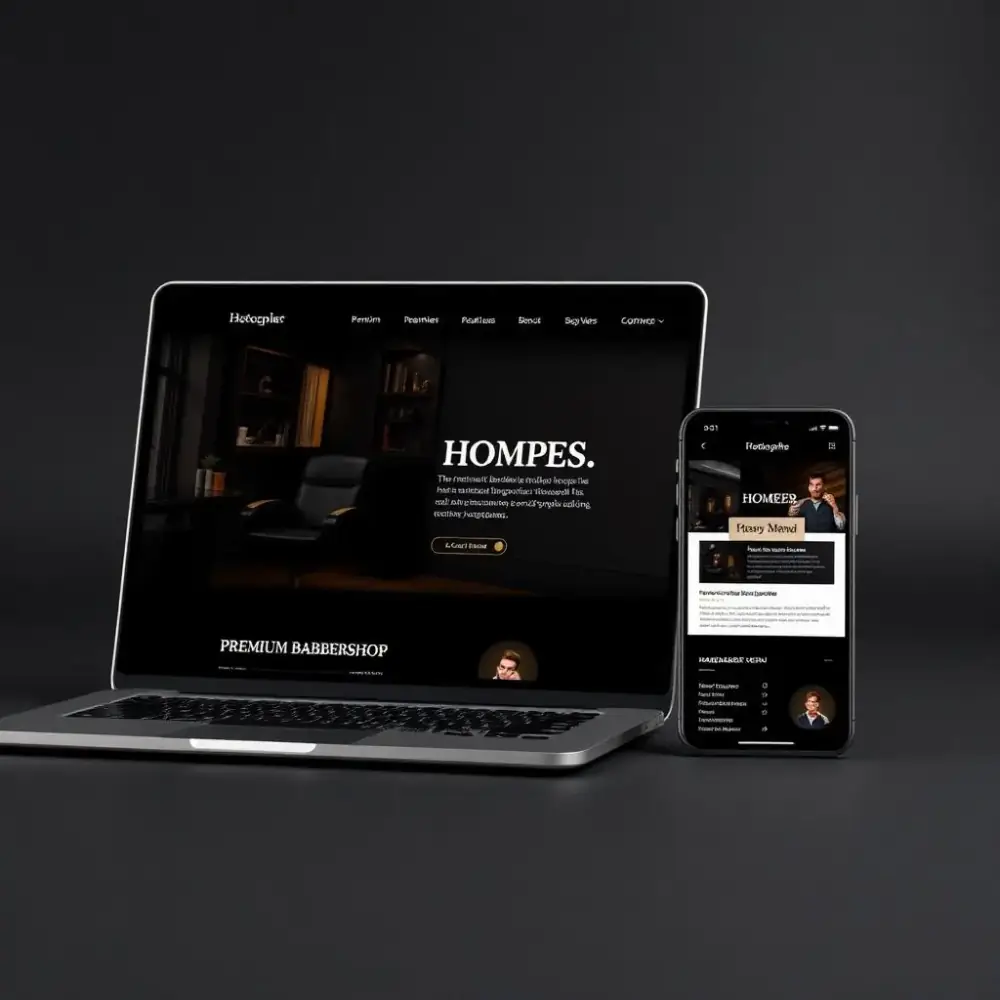 Barber Website Concept preview