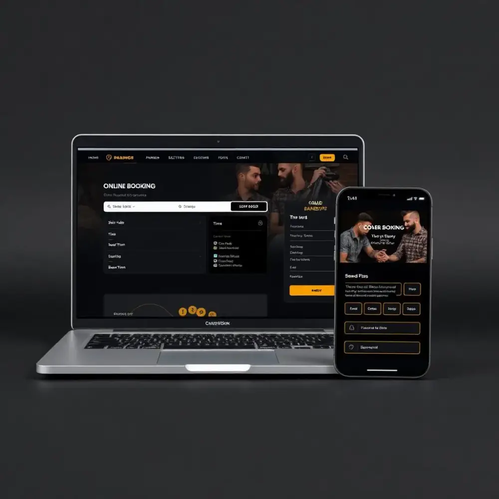 Barber Website Concept gallery 2