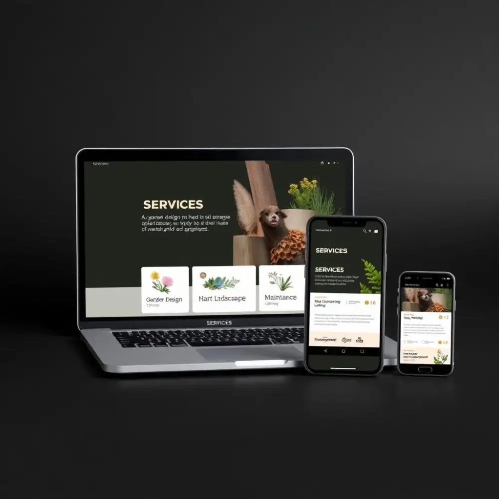 Landscaping Website Concept gallery 2